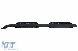 Running Boards Side Steps suitable for Land Rover Defender L663 110 (2020-up) Black Edition-image-6106365