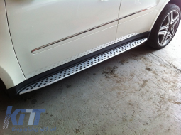 Running Boards Side Steps suitable for Mercedes M-Class ML W164 (2005-2011)-image-6020064