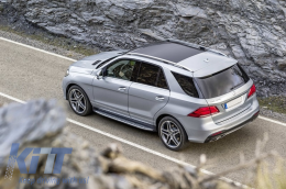 Running Boards Side Steps suitable for Mercedes ML (2011-2014) Mercedes GLE W166 (2015-2018)-image-43942