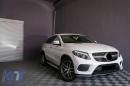 Running Boards Side Steps suitable for Mercedes ML (2011-2014) Mercedes GLE W166 (2015-2018)-image-6086177