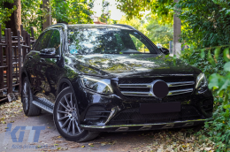 Running Boards Side Steps suitable for Mercedes GLC-Class X253 (2015-2022) GLC Coupe C253 (2016-2022)-image-6086190