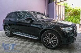 Running Boards Side Steps suitable for Mercedes GLC-Class X253 (2015-2022) GLC Coupe C253 (2016-2022)-image-6094825