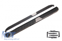 Running Boards Side Steps suitable for MITSUBISHI Outlander III (2012-2018) ASX (2010-2018) KITT Design - CORBMIOU3