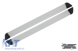 Running Boards Side Steps suitable for Nissan X-Trail II (2007-2012) - RBN02
