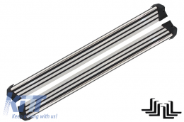 Running Boards Side Steps with Fender Flares Wheel Arches suitable for Mercedes G-Class W463 (1989-2013) G65 Design-image-6060256
