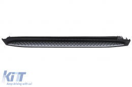 Running Boards Side Steps with Skid Plates Off Road suitable for Mercedes M-Class ML W164 (2005-2008)-image-6060633