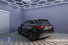 Running boards suitable for Mercedes GLC-Class X253 (2015-2022) GLC Coupe C253 (2016-2022)-image-6104601