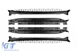 Running boards suitable for Mercedes GLC SUV X253, GLC Coupe C253 2015-2022 - ABRBSSM6027314