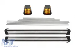 image-13-Running Boards with Turning Lights LED and Door Moldings Strips Brushed Aluminum suitable for MERCEDES G-Class W463 (1989-2015)