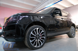 Силно електричество Running Boards Степенки Прибиращ се подходящ за Range Rover Vogue L405 (2014-2015) Спорт L494 (2013-2015) SWB-image-6078537