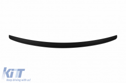 S-line type trunk spoiler suitable for Audi A4 B9 sedan 2015-2020, black lacquer - ABAUSX6012012