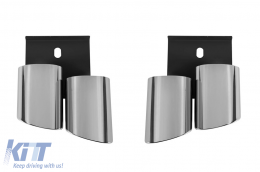 S3 type chrome tip set suitable for Audi A3 2013-2020-image-6156042