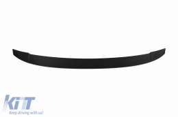 S4 type trunk spoiler suitable for Audi A4 B9 sedan 2015-2020, black lacquer - ABAUSX6012013