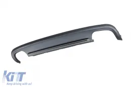S5-Typ Diffusor mit verchromten Endrohren geeignet für die serienmäßige Heckstoßstange des Audi A5 Sportback 2012-2015 -oo--oo--image-6148387