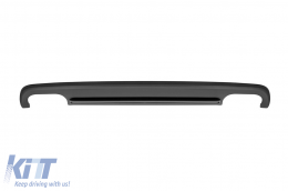 S5 type diffuser suitable for standard rear bumper of Audi A5 coupe, convertible 2012-2015 -oo--oo- - ABAURA6007373
