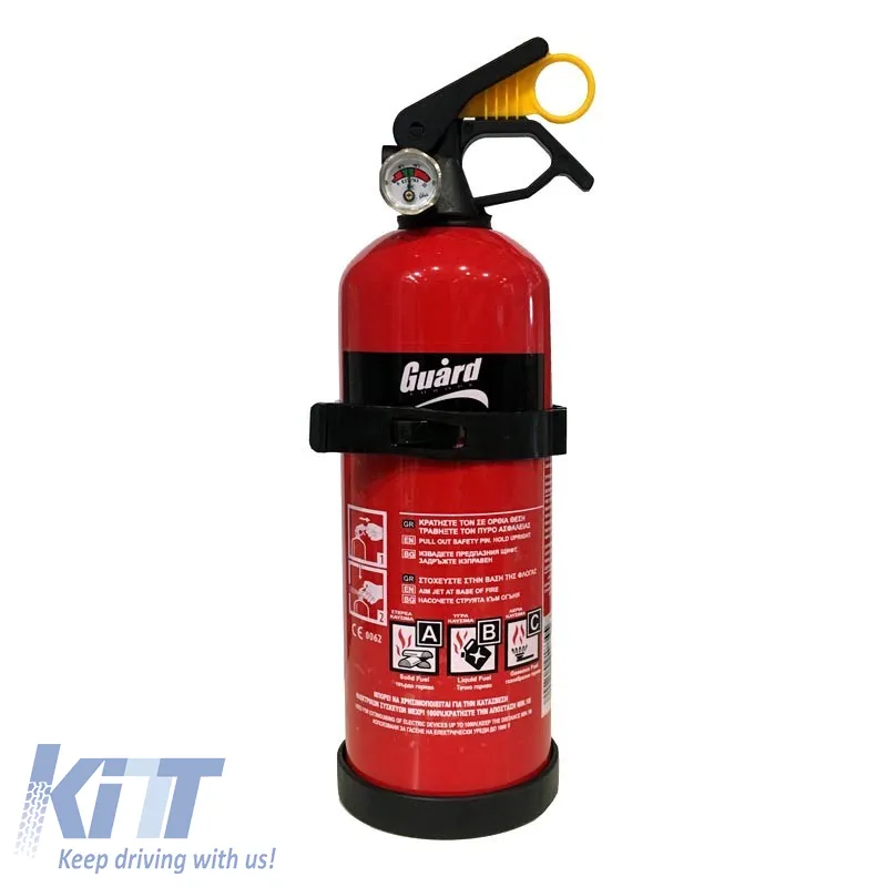 Safety Set 4 Pcs Triangle, First Aid Kit, Fire Extinguisher 1Kg, Gloves Guard 01906