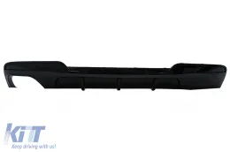 image-26-Salida Doble Izquierda Parachoque Difusor de Aire para BMW 5 F10 F11 2011-2017 Negro Brillante