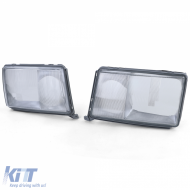 Satz Scheinwerferlinsen-Diffusoren links und rechts geeignet für Mercedes W124 89-93-image-6194504