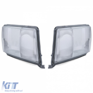 Satz Scheinwerferlinsen-Diffusoren links und rechts geeignet für Mercedes W124 89-93-image-6194505