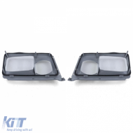 Satz Scheinwerferlinsen-Diffusoren links und rechts geeignet für Mercedes W124 89-93-image-6194508