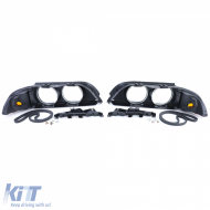 Satz Scheinwerferlinsen Diffusoren rechts links geeignet für BMW 5er E39 95-04-image-6194911
