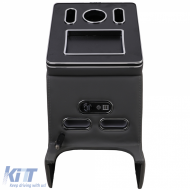 Scatola di stoccaggio per bracciolo della console centrale grigia adatta per Mercedes V-Class W447-image-6204643