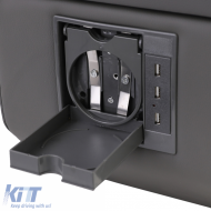 Scatola di stoccaggio per bracciolo della console centrale grigia adatta per Mercedes V-Class W447-image-6204647