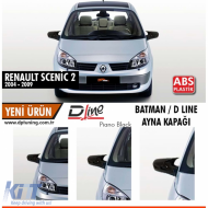 Scenic 2 Batman Mirror Cover Piano Black / 2004-2009
