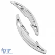 Schaltwippen aus Aluminium in Silber, geeignet für BMW M2 F87, M3 F80, M4 F82, F83-image-6207358