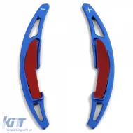 Schaltwippen aus blauem Aluminium, geeignet für BMW X5M F85 X6M F86 14-19-image-6193438