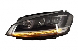 Scheinwerfer 3D LED DRL für VW Golf 7 VII 12-17 R Look Dynamisch Sequentiell-image-6016491