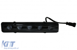 Scheinwerfer Abdeckungen Schwarz LED DRL Für Mercedes G-Klasse W463 89-12 G65 Look-image-6045136