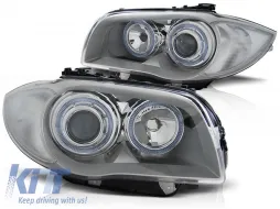 image-13-SCHEINWERFER ANGEL EYES CHROM geeignet für BMW 1 E87/E81/82/88 04-11