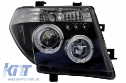 Scheinwerfer Angel Eyes für NISSAN Navara D40 04-09 Pathfinder R51 05-08 LHD-image-6027092