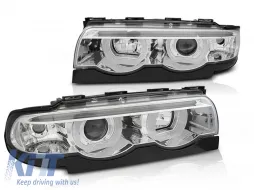 image-16-SCHEINWERFER ANGEL EYES LED 3D CHROM geeignet für BMW E38 94-01