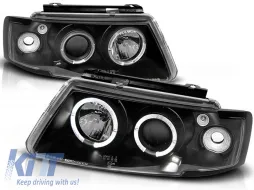 image-23-Scheinwerfer Angel Eyes Schwarz geeignet für VW PASSAT B5 3B 11.96-08.00