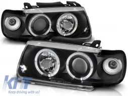 image-67-Scheinwerfer Angel Eyes Schwarz geeignet für VW POLO 6N 10.94-09.99 HATCHBACK