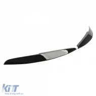 Scheinwerfer Augenbrauen Evil Look Schwarz Glänzend geeignet für VW Polo 6R 6C 09-17-image-6206733
