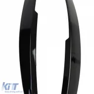 Scheinwerfer Augenbrauen Evil Look Schwarz Glänzend geeignet für VW Polo 6R 6C 09-17-image-6206734