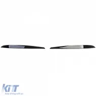 Scheinwerfer Augenbrauen Evil Look Schwarz Glänzend geeignet für VW Polo 6R 6C 09-17-image-6206735