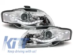 image-61-Scheinwerfer für AUDI A4 B7 2004-2008 LED Tagfahrlicht DRL Optik
