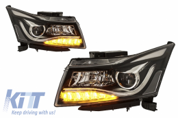Scheinwerfer für CHEVROLET Cruze J300 2008-2015 Lichtleiste LED Tagsüber Lichter-image-6004340