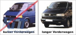 Scheinwerfer für VW T4 1997-08.2003 Headlamp 2 Halo Rims Schwarz--image-6043150