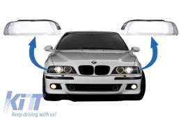 image-12-Scheinwerfer Glases Objektiv für BMW 5er E39 Facelift 2000-2003