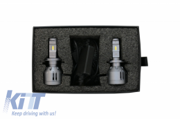 Scheinwerfer Lampen H7 LED Conversion Autoscheinwerfer High Power 6500K KIT-image-6060251