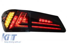 Scheinwerfer LED DRL Dynamic für LEXUS IS XE20 06-13 Rücklichter Facelift XE30 Look-image-6025963