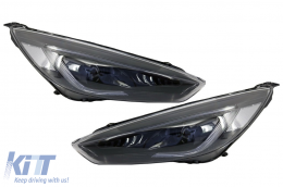 image-30-Scheinwerfer LED DRL für Ford Focus III Mk3 15-17 Bi-Xenon Look Dynamic Flowing