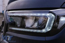 Scheinwerfer LED-Lichtleiste für Ford Ranger 15-20 LHD Voll Schwarzes Gehäuse Dynamisch-image-6091443