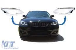 image-13-Scheinwerfer Objektiv-Gläser für BMW 5 E60 E61 Non-LCI 2003-03.2007 Limo Touring