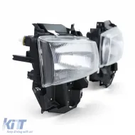 Scheinwerfer Schwarz Rauch Paar geeignet für VW Bus T4 Caravelle Multivan 96-03-image-6196281